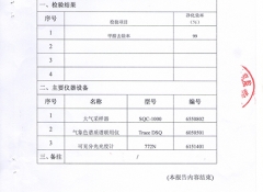 樹派甲醛去除率報(bào)告